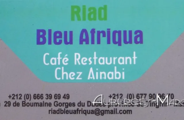 Photo of Riad bleu afriqua