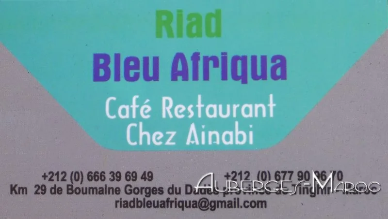 Photo of Riad bleu afriqua