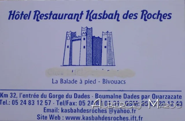 Hotel restaurant kasbah des roches