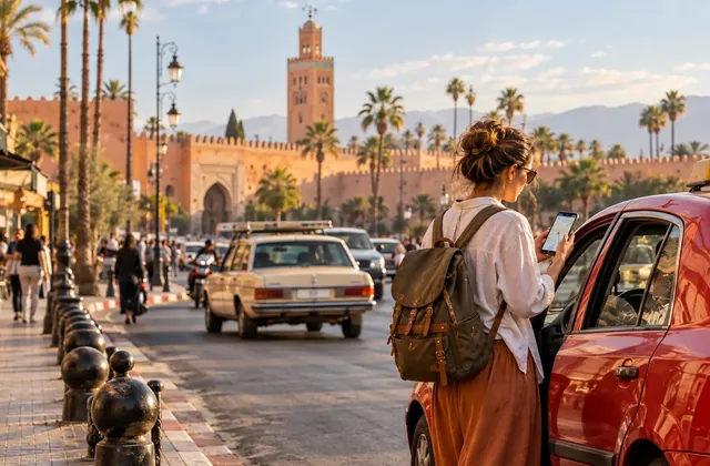 Taxis en Marruecos: taxis pequeños, taxis grandes, aplicaciones y tarifas