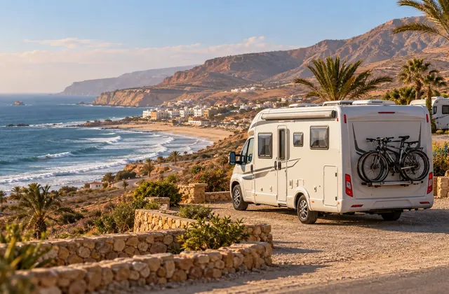 Viajar por Marruecos en autocaravana: ferris, campings, aparcamiento y consejos prácticos.